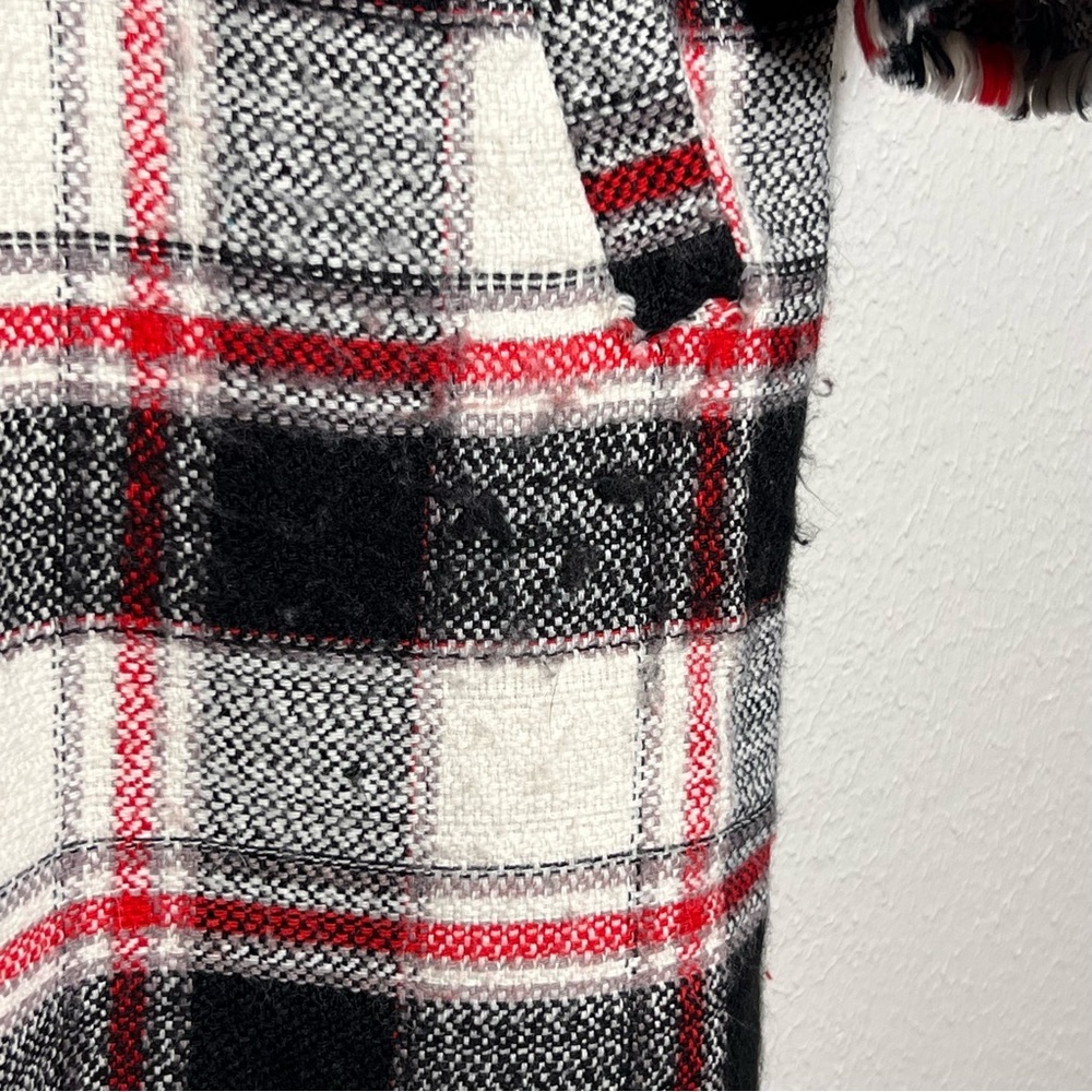 Zara Black and White Plaid Mini Dress - Picture 6 of 12